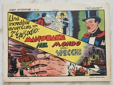 c5) Albo Avventure MANDRAKE Nel mondo degli Specchi n. 23 -Capriotti 1947-ott+