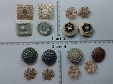  lotto bottoni gioiello smalti