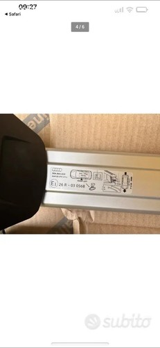 Barre per auto audi fyt - barre,