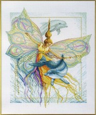 Dolphins  Fairy Butterfly Lady