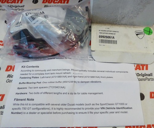 Kit supporto serbatoio gas - serbatoio,