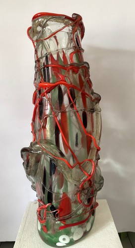 Vaso vetro murano anni - in,