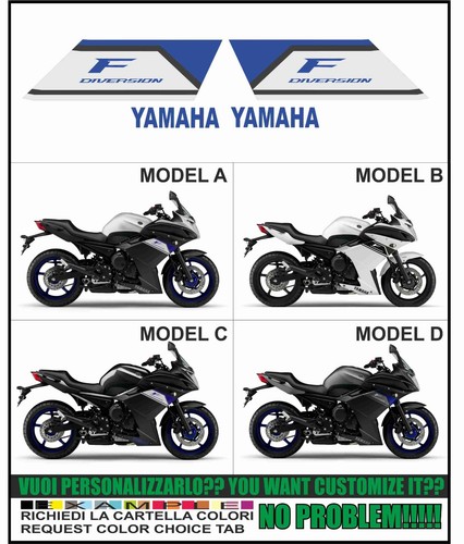 Adesivi xj6 diversion 2013 - f,