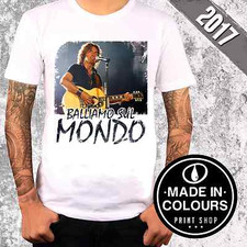 T-SHIRT LIGABUE BALLIAMO SUL MONDO LIMITED EDITION 2017