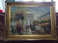 Dipinto olio su tela firmato Impressionismo