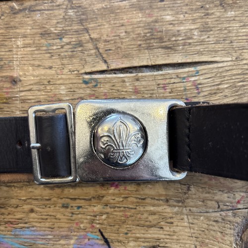 Vintage boy scout cub - vintage, leather