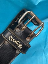 Cardillo Cintura in Pelle per Sollevamento Pesi Nera 46” Palestra Allenamento Pesi