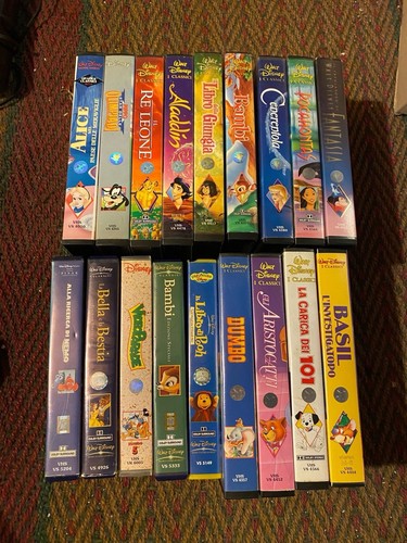 Lotto vhs walt disney - 20,
