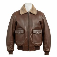 Giubbotto bomber uomo pelle