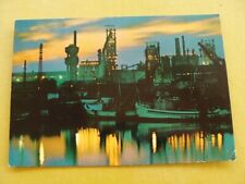 (FG.E41) PIOMBINO - ZONA INDUSTRIALE notturno (1971) porto