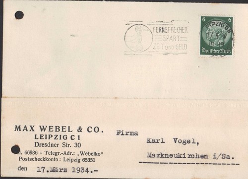 Lipsia cartolina 1934 - lipsia,,