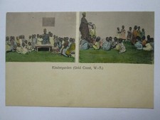 A Kindergarden Gold Coast West Africa Vintage Postcard 012