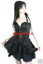 vestito corto broccato dark