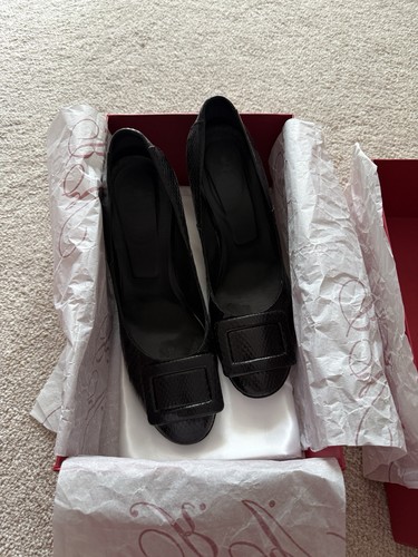 Roger vivier fibbia belle nero - roger,