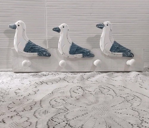 Piolo gabbiano legno - , shabby