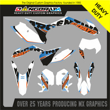KTM EXC EXC-F XCF-W 2015 MOTOCROSS ENDURO GRAFICA SEI GIORNI REPLICA ISPIRATA