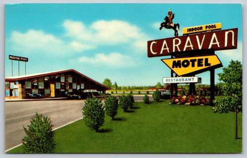 Cartolina epoca caravan - cartolina,