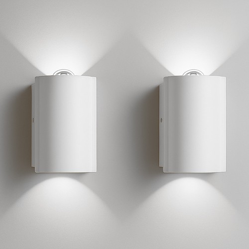 Set applique muro - da, led