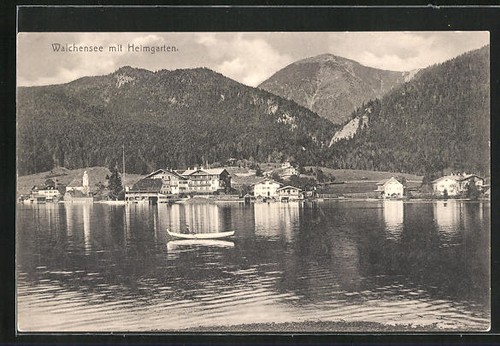 Cartolina walchensee parte - walchensee,,