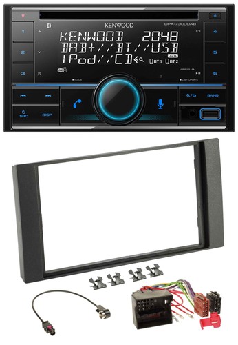 Kenwood 2din dab usb - dab, mp3
