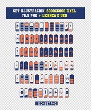 Set 70 illustrazioni editabili