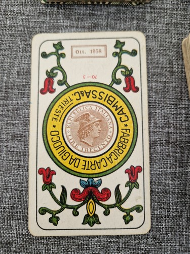 Vecchio mazzo carte - 78,