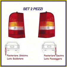 SET 2 FARO FANALE FANALINO POSTERIORE PER MER VITO W638 96 03 GRUPPO OTTICO STOP