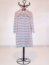 Soprabito da donna fantasia in cotone anni 70, vintage, come nuovo.