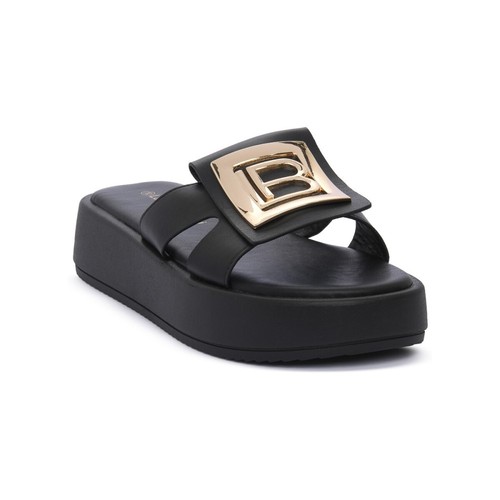 Ciabatte ecopelle con plateau - con,