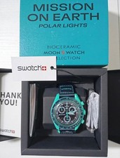 Omega x Swatch mission on earth polar lights NUOVO
