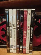 Saw I-II-III-IV-V-VI-Capitolo finale-Legacy. Lotto dvd tutte ed. vendita- Rari