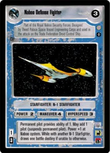 Naboo defense fighter star - fighter,