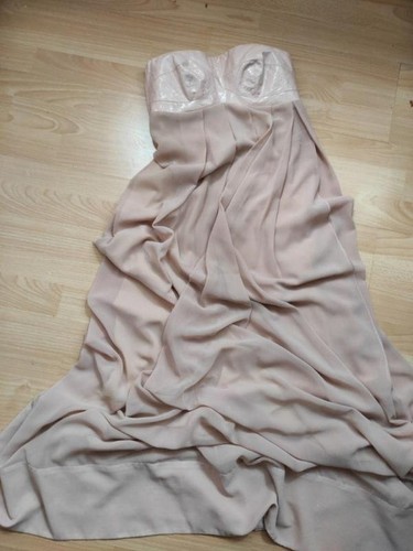 Vestito donna pinko beige - beige, m