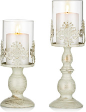 Candelabro Ferro Vintage, Candelabro Ferro Romantico Con Paralume per Matrimonio