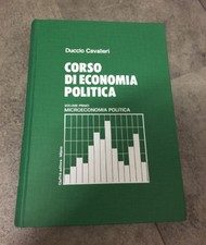 LIBRO CORSO DI ECONOMIA POLITICA 1 MICROECOMOMIA CAVALIERI GIUFFRE' 1982 
