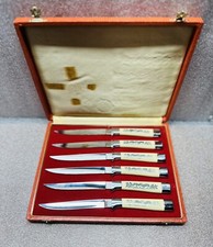 Raro vintage Otello Solingen Rostfrei - set di sei coltelli in custodia - i coltelli sono come nuovi