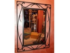 Specchiera in ferro battuto
