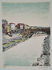 NINO NAPONELLI PESARO LITOGRAFIA ORIGINALE FIRMATA E NUMERATA SNL1