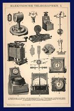 Stampa anno 1902 - Telegrafo