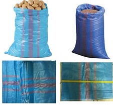 10 sacchi polipropilene blu