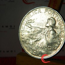 Portogallo, 1910, 1 scudo