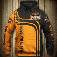 MAGLIA - FELPA HARLEY DAVIDSON TG: XS - 7XL 100cm - 160cm Adulti/Bambini