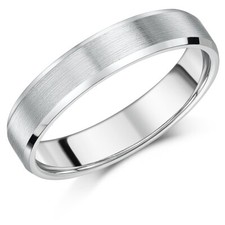 Fede Nuziale Piatta A Forma Di