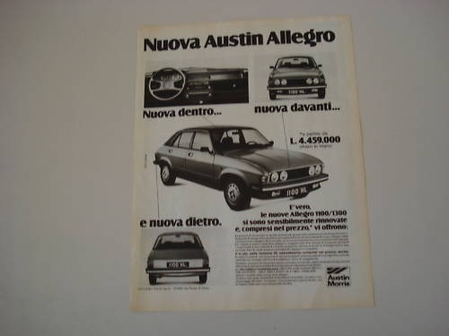 Advertising pubblicità 1979 - advertising,