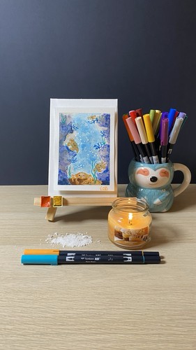 Mini acquerello originale - acquerello, a6