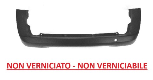 Paraurti posteriore nero - paraurti, per