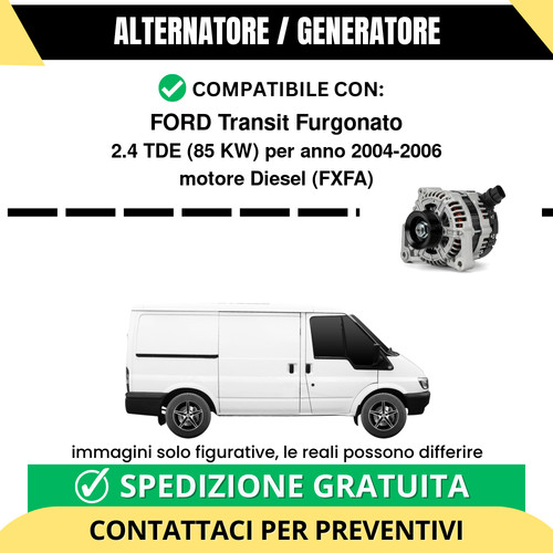 Alternatore ford transit - alternatore,