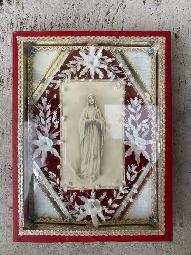 Antico santino con teca - santino,
