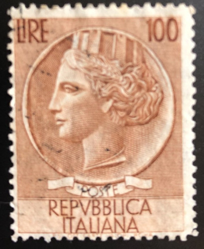 Italy 1955 siracusana 100 - italy,
