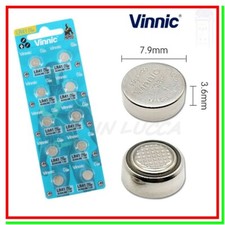 10 Batterie Pile VINNIC LR41 AG3 G3 L736F 192 GP92A 392 SR41 384 SR736SW SR736W